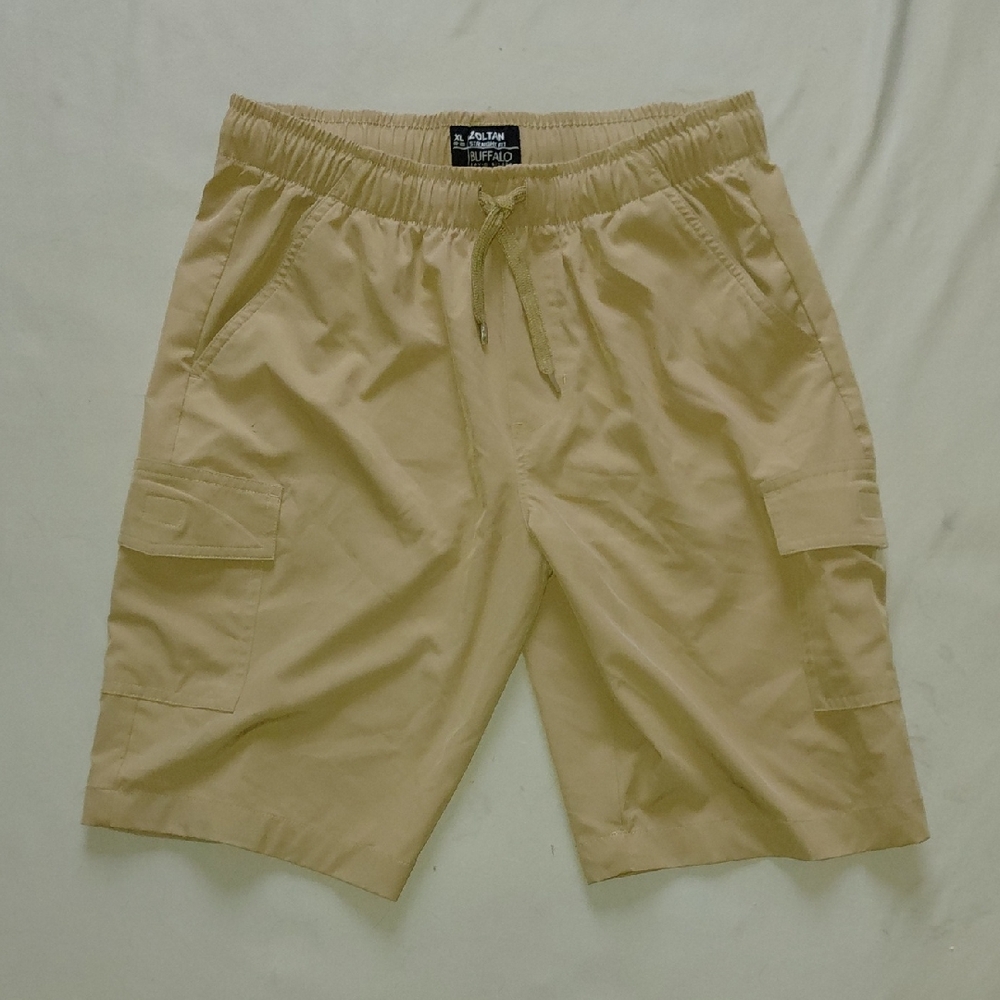 Buffalo David Bitton Beige Cargo Shorts XL (18-20)